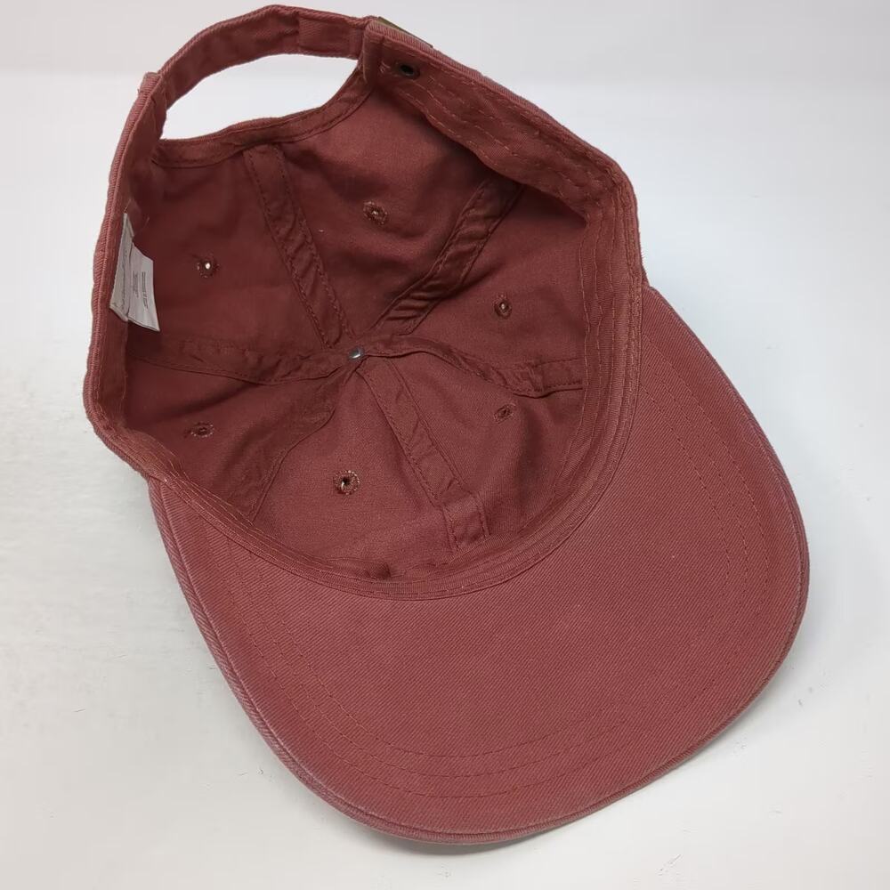 Universal Thread Red Baseball Cap One Size Cotton Adjustable Slideback Hat - Picture 7 of 9